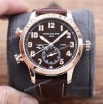 High Quality Patek Philippe Calatrava Pilot Travel Time Watches Chocolate Dial 42mm_th.jpg